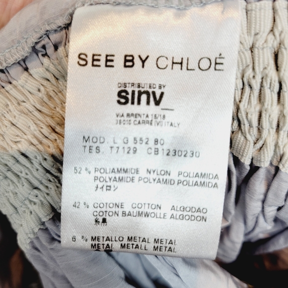 See by Chloe silver full mini skirt - Picture 8 of 8